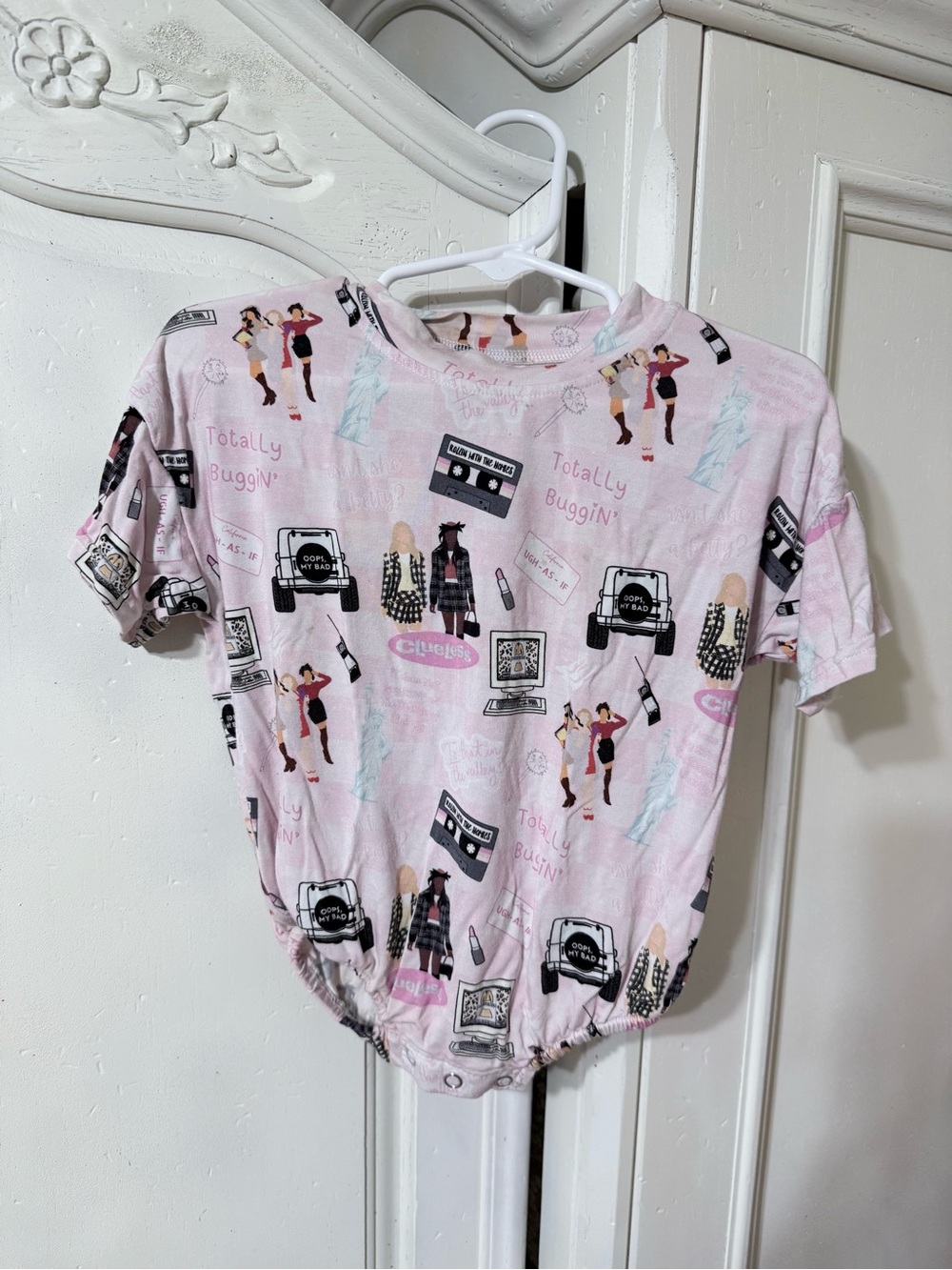 3 for $25 Clueless Lolly & Laddie Bamboo Pink Onesie